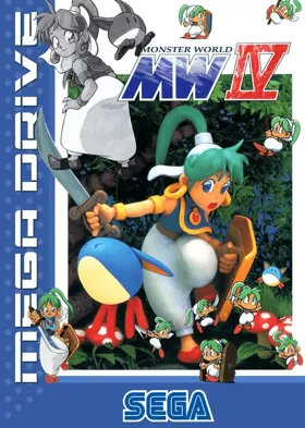 Monster World IV (USA, Europe) (En,Ja) (Virtual Console) box cover front